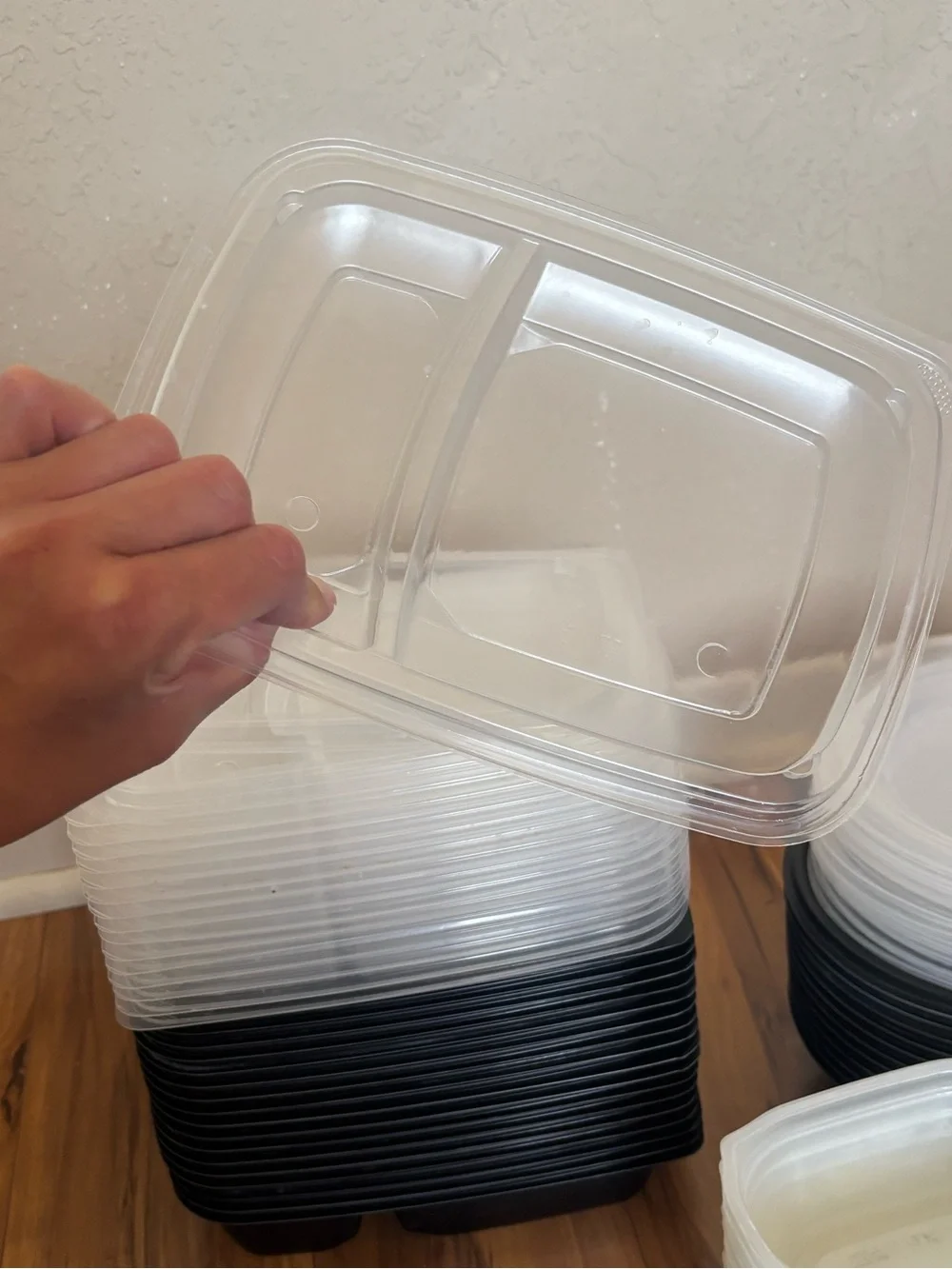 Assorted Plastic Food Storage Meal Prep Container with Lids - Multi-Color